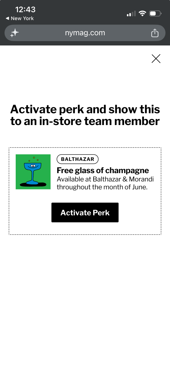 step 3 - activate perk