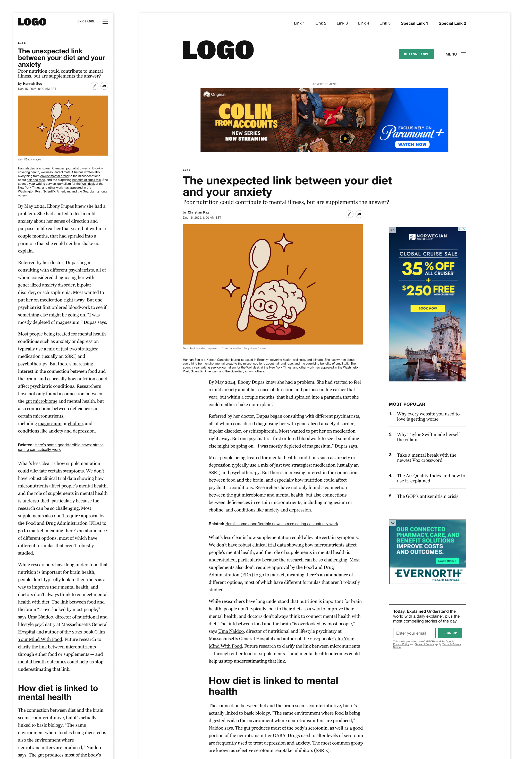 Feature article template on Vox