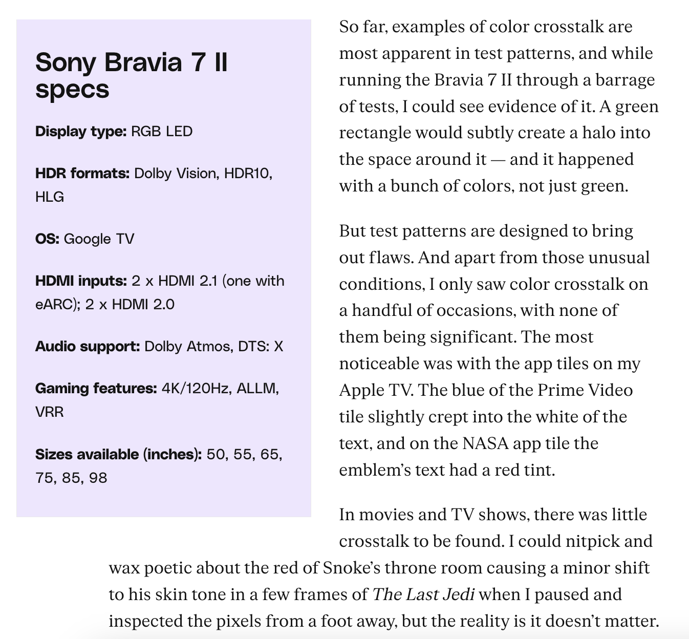 sidebar component on The Verge
